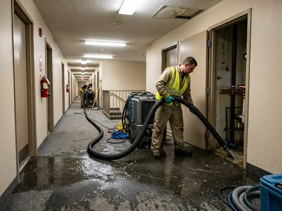 multi-unit-apartment-hallway-f-005 — frequently asked questions, Emergency Burst Pipe Water Extraction & Removal in Bermuda…